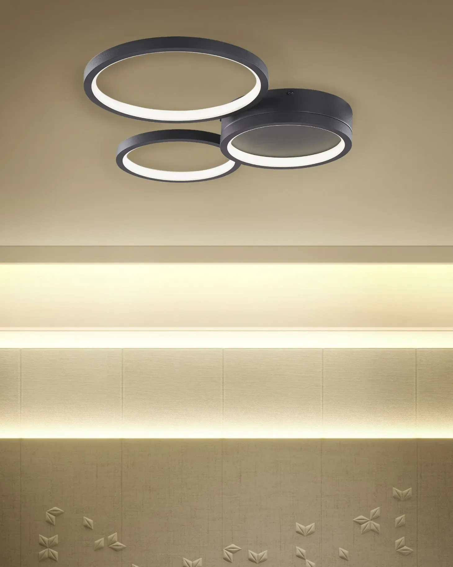 Lampa sufitowa LED AGNAT Metal Czarny