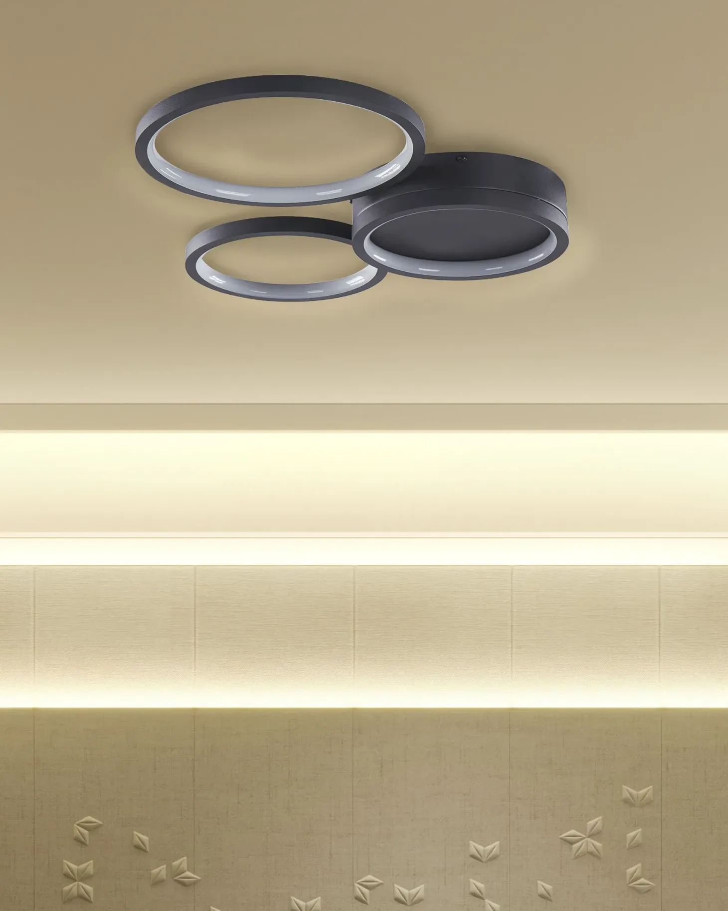 Lampa sufitowa LED AGNAT Metal Czarny
