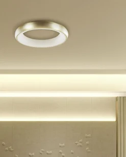 Lampa sufitowa LED ATARAN Metal Złoty