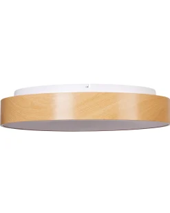 Lampa sufitowa LED BRAGOTO Z pilotem Ze ściemniaczem Metal Jasnobrązowy
