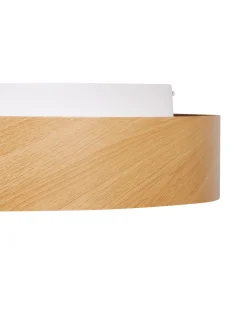 Lampa sufitowa LED BRAGOTO Z pilotem Ze ściemniaczem Metal Jasnobrązowy