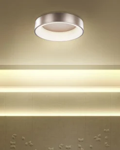 Lampa sufitowa LED DAWEI Metal Jasnobrązowy