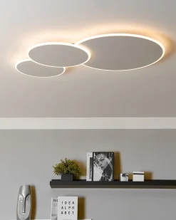 Lampa sufitowa LED GABRIK Ze ściemniaczem Metal Biały