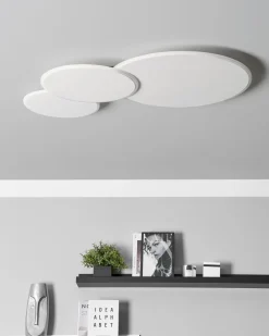 Lampa sufitowa LED GABRIK Ze ściemniaczem Metal Biały