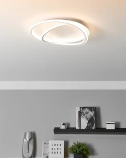 Lampa sufitowa LED LEYLAN Z pilotem Ze ściemniaczem Biały