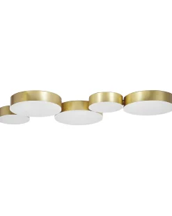 Lampa sufitowa LED LUGA Metal Złoty
