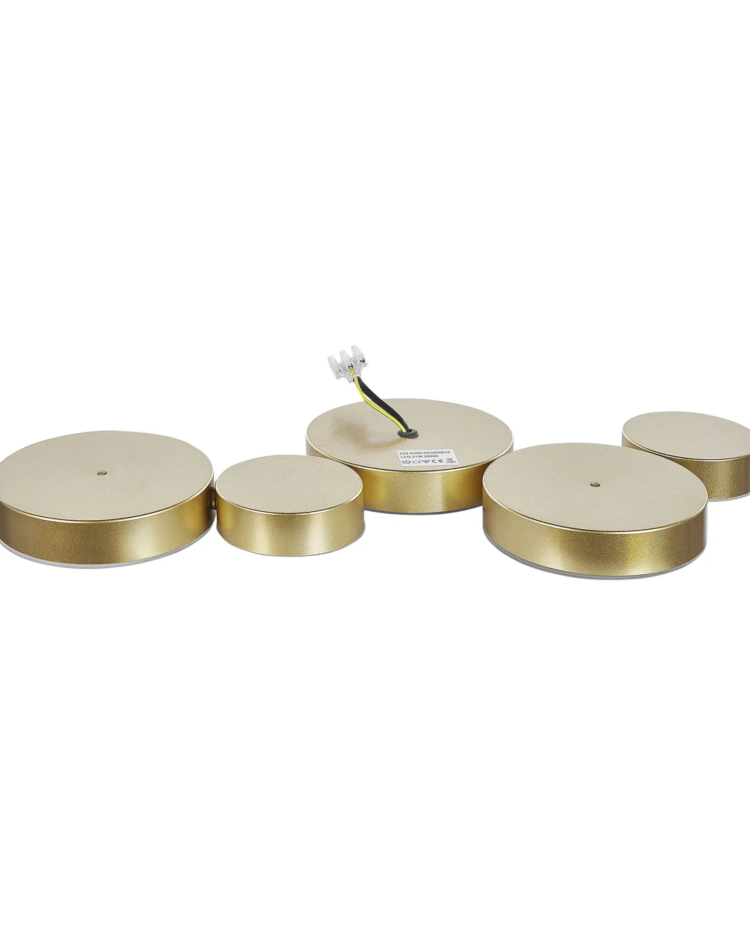 Lampa sufitowa LED LUGA Metal Złoty