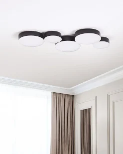 Lampa sufitowa LED LUGA Metal Czarny