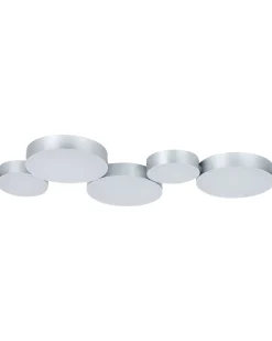 Lampa sufitowa LED LUGA Metal Srebrny
