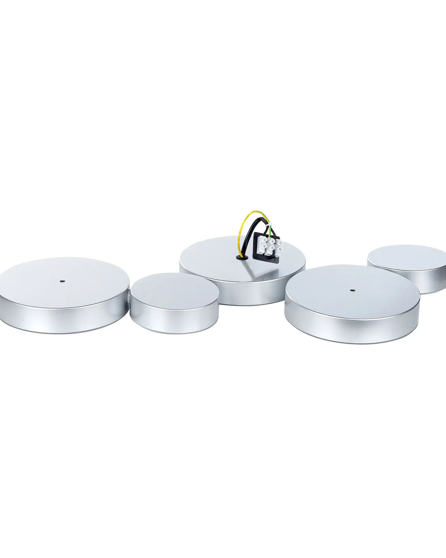 Lampa sufitowa LED LUGA Metal Srebrny