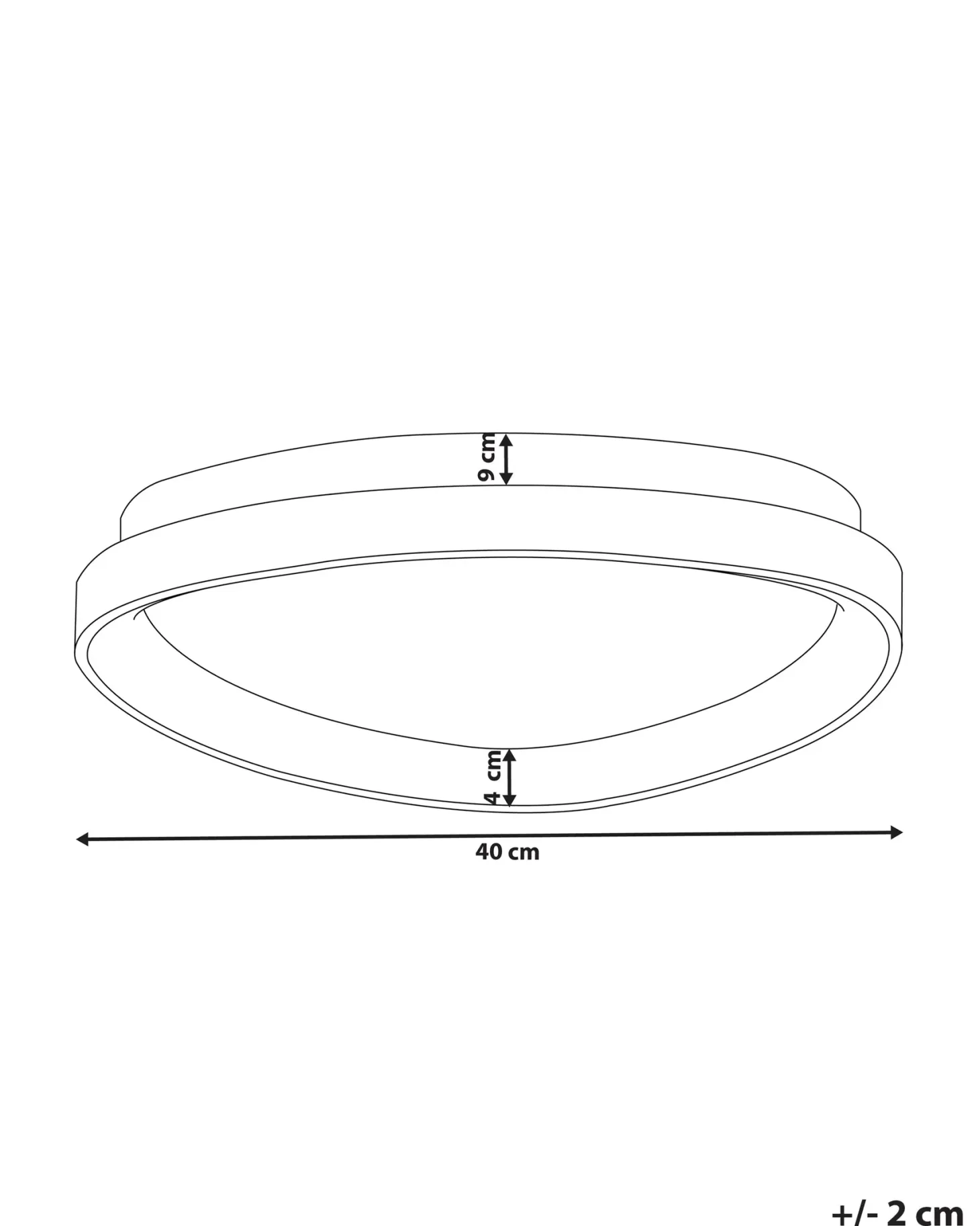Lampa sufitowa LED NANDING Metal Biały