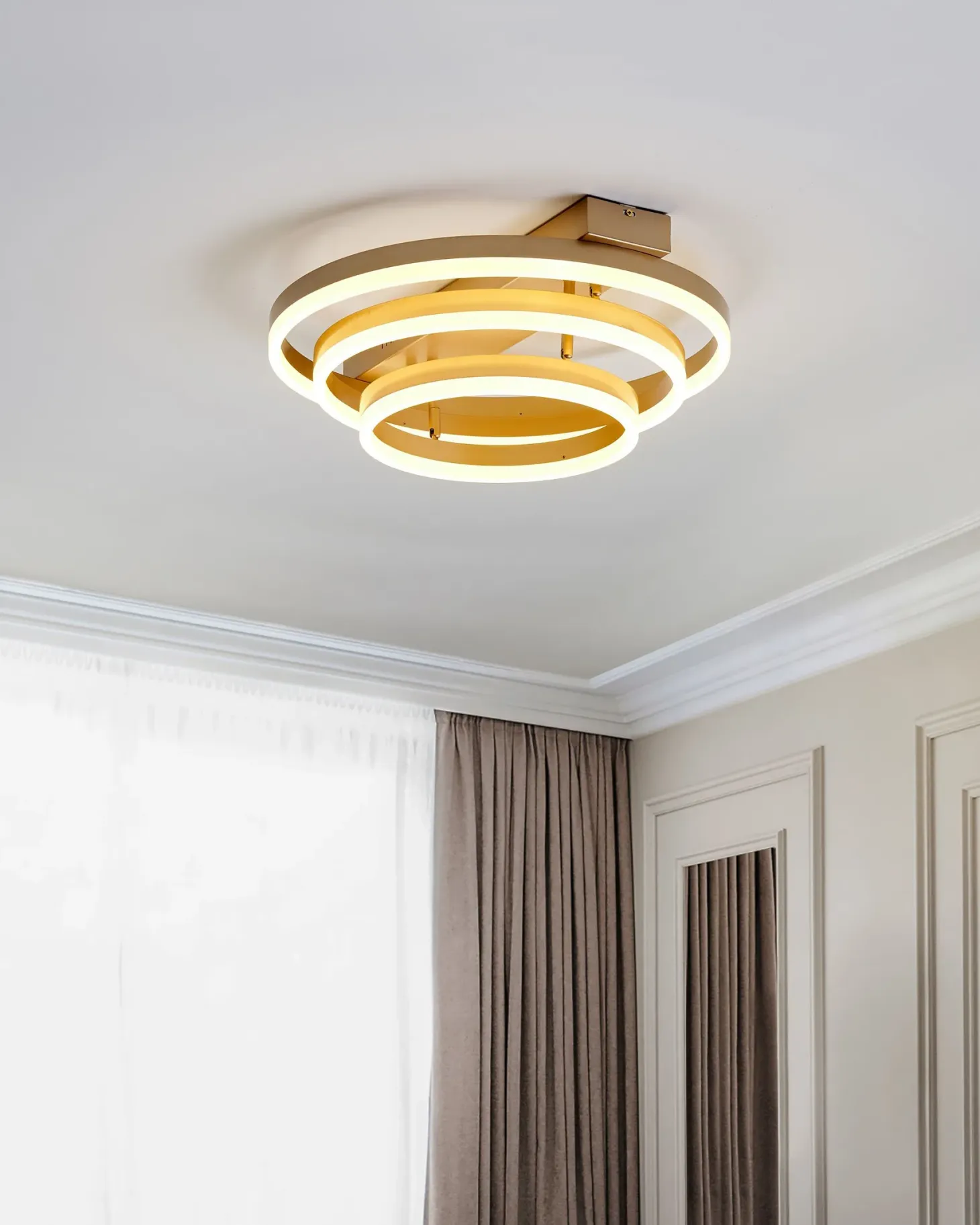 Lampa sufitowa LED NORE Złoty