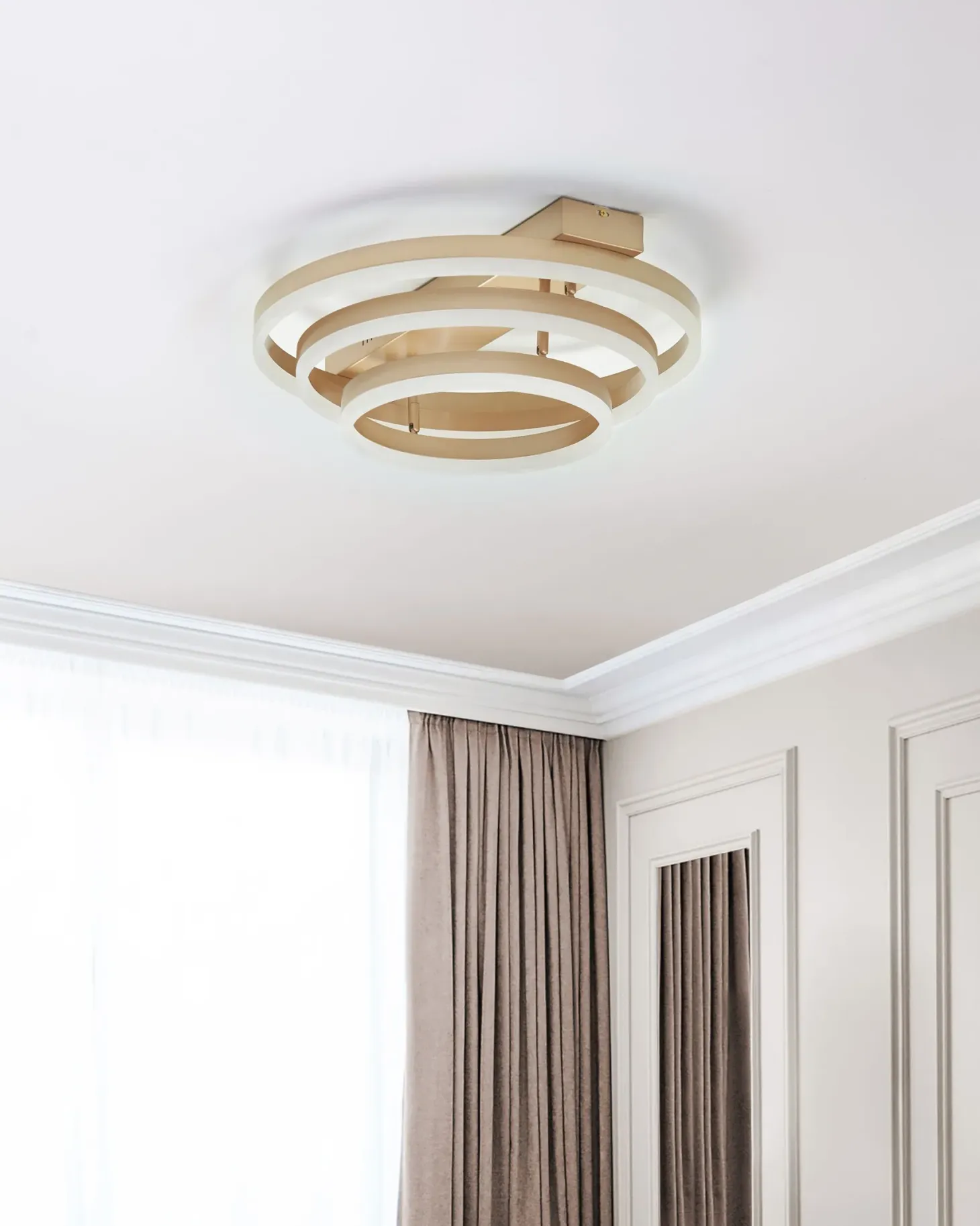 Lampa sufitowa LED NORE Złoty