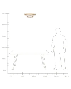 Lampa sufitowa LED NORE Złoty