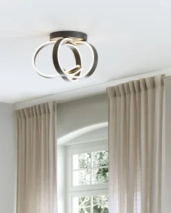 Lampa sufitowa LED NURA Metal Czarny
