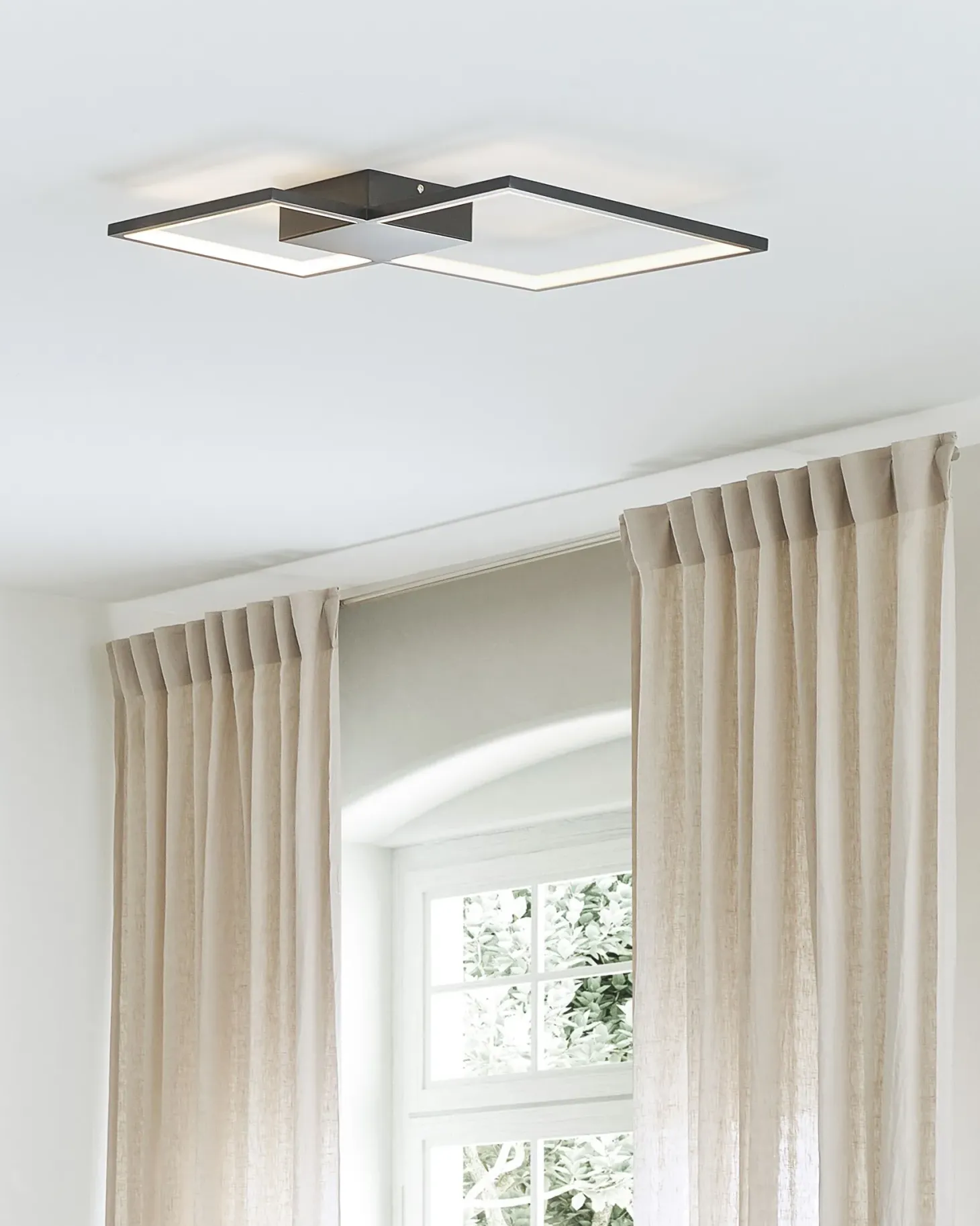 Lampa sufitowa LED OKSU Metal Czarny