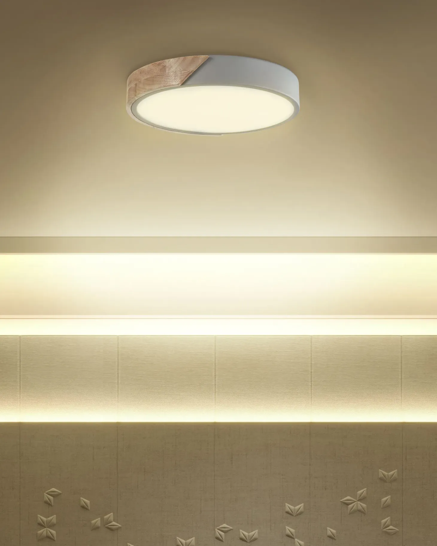 Lampa sufitowa LED PATTANI Metal Szary
