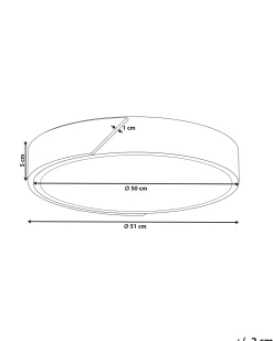 Lampa sufitowa LED PATTANI Metal Biały