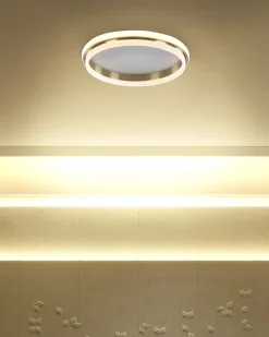 Lampa sufitowa LED TAPING Metal Złoty