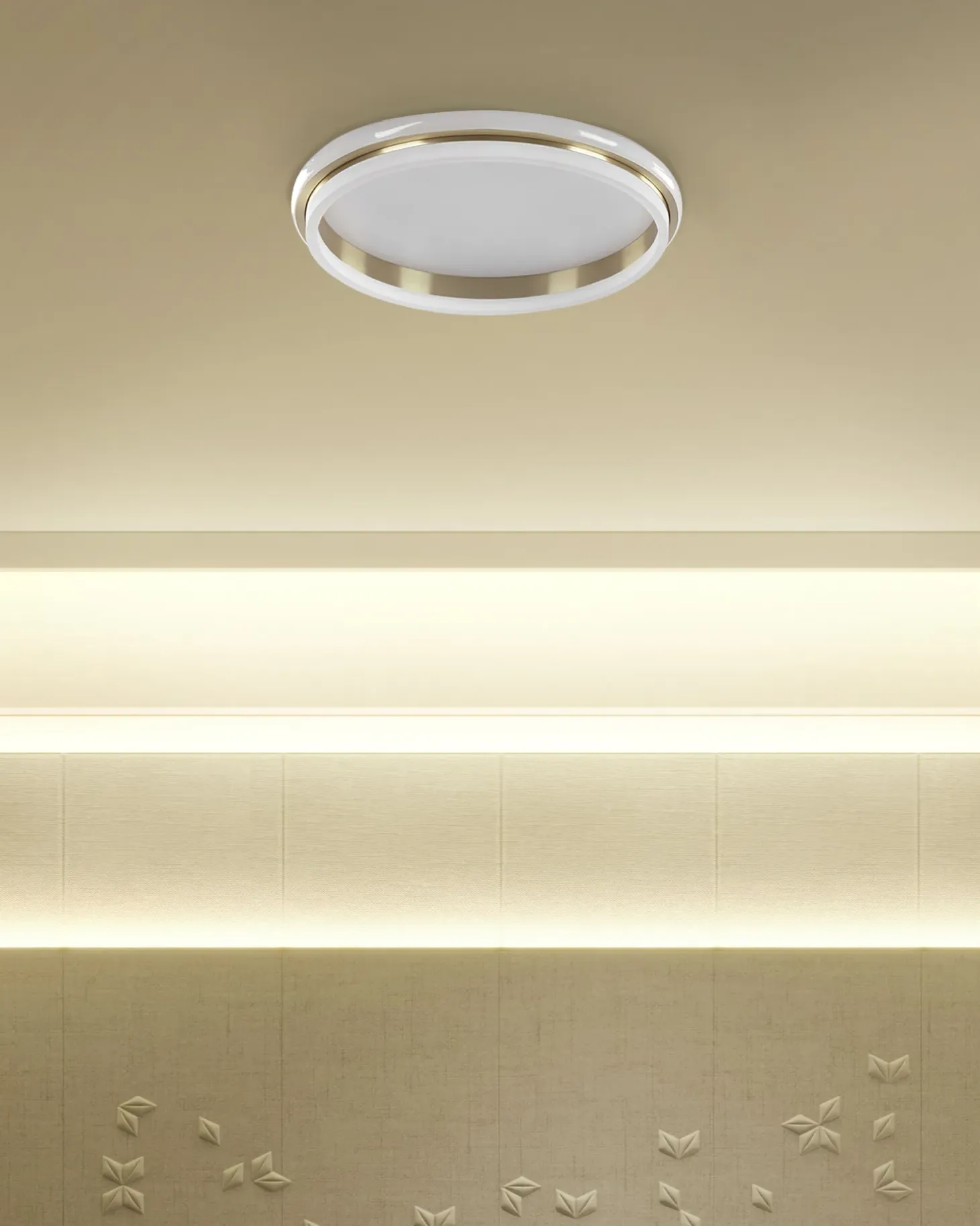 Lampa sufitowa LED TAPING Metal Złoty
