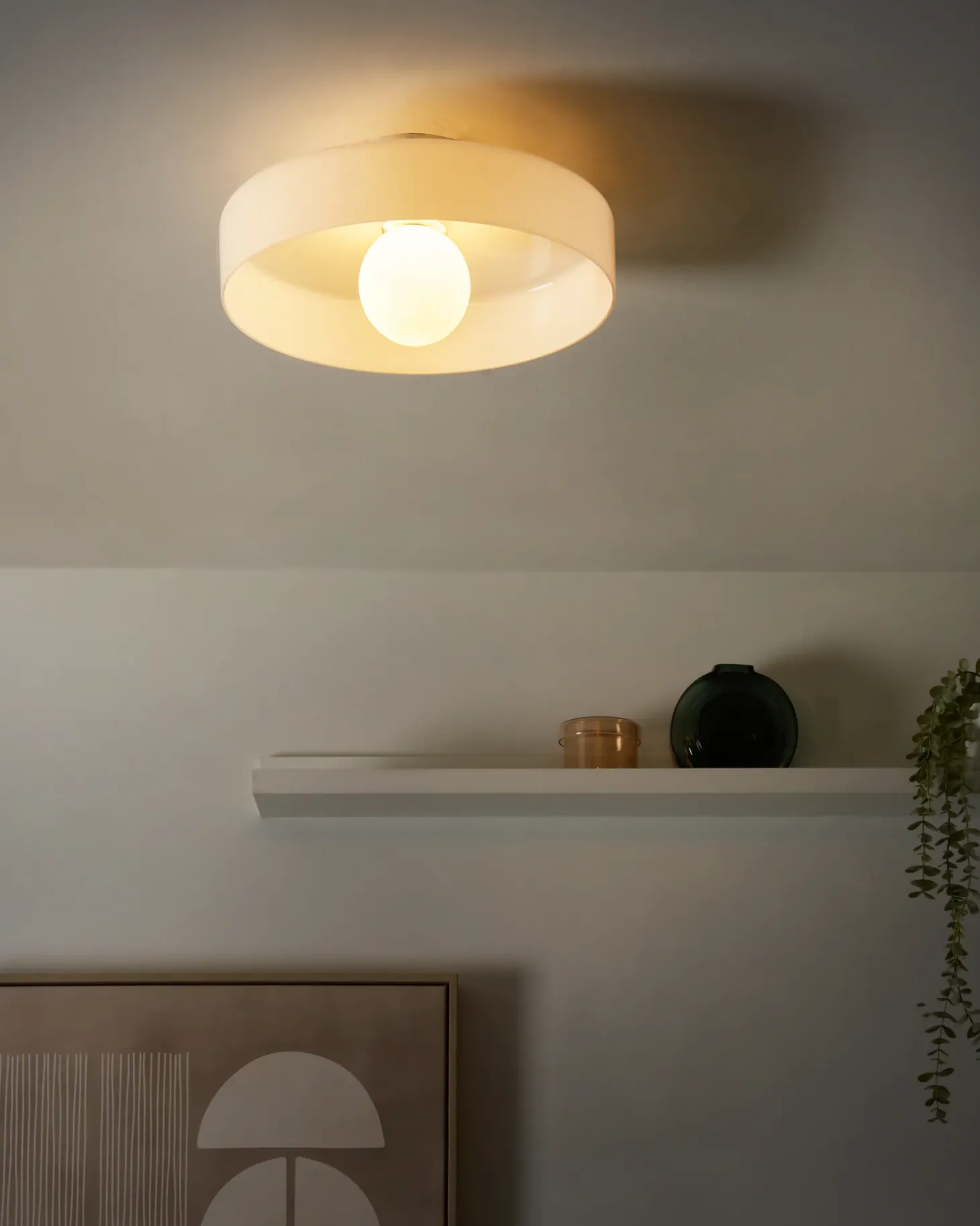 Lampa sufitowa LUGUSE Szkło Biały