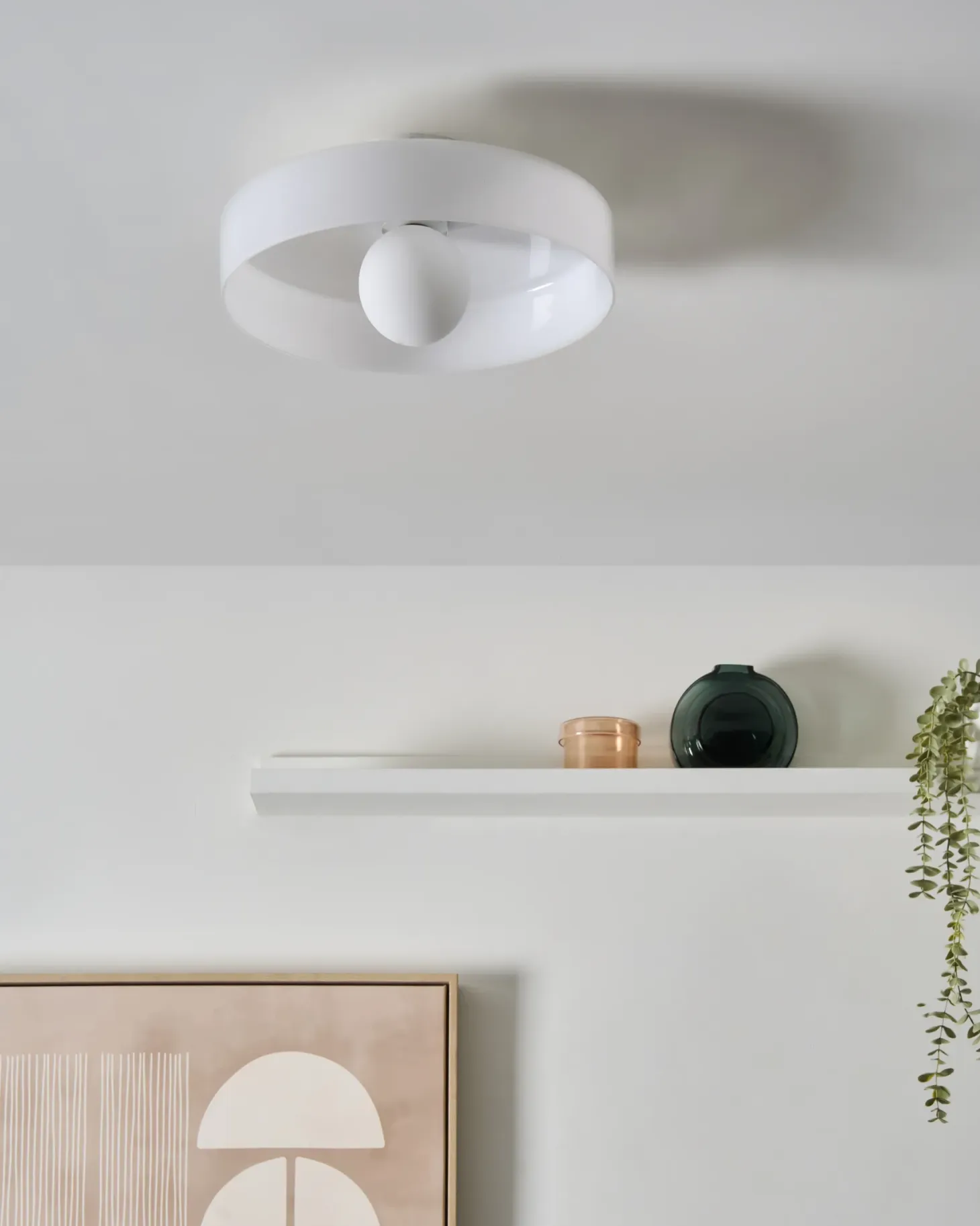 Lampa sufitowa LUGUSE Szkło Biały