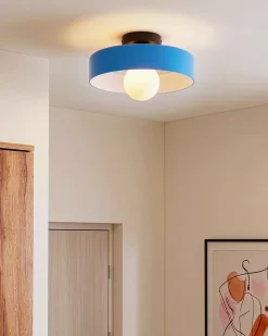 Lampa sufitowa LUGUSE Szkło Niebieski