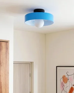 Lampa sufitowa LUGUSE Szkło Niebieski