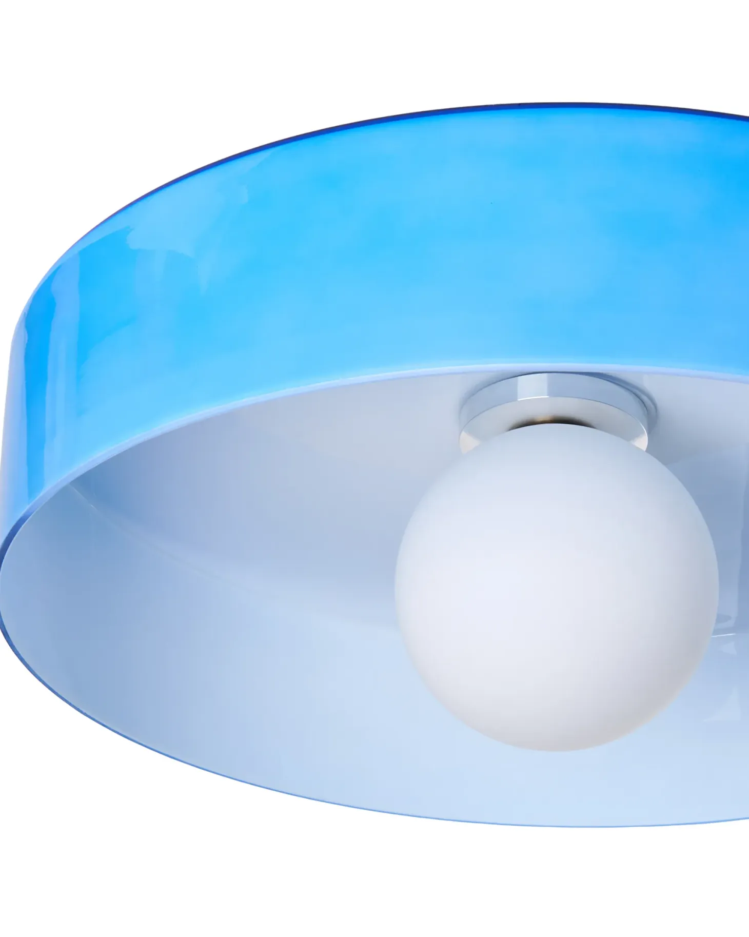 Lampa sufitowa LUGUSE Szkło Niebieski