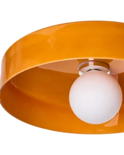 Lampa sufitowa LUGUSE Szkło Pomarańczowy