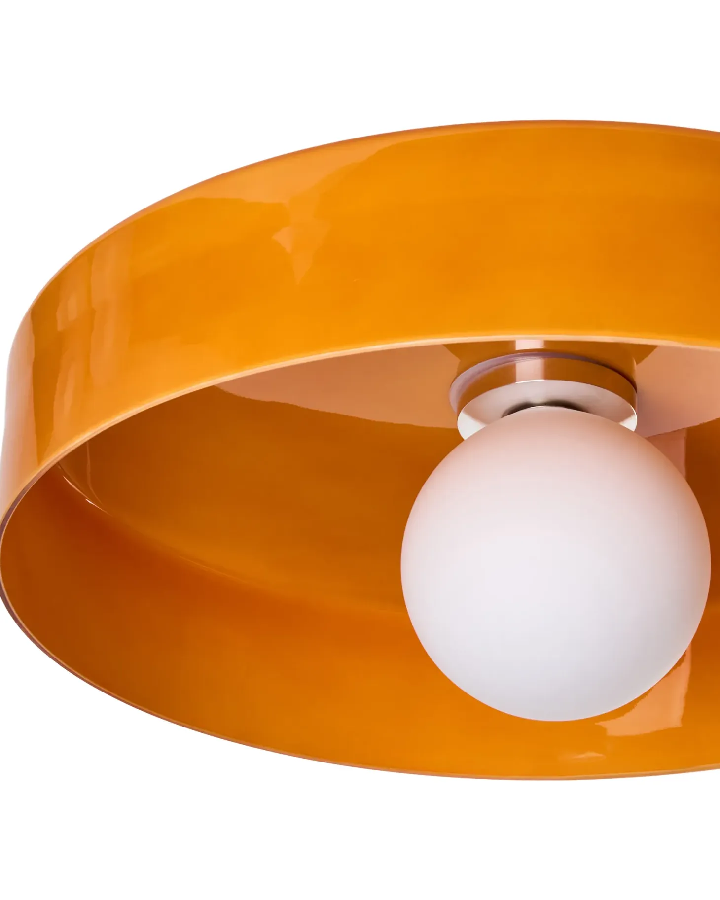 Lampa sufitowa LUGUSE Szkło Pomarańczowy