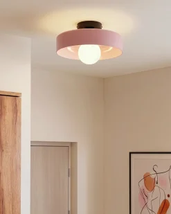 Lampa sufitowa LUGUSE Szkło Różowy
