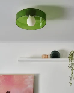Lampa sufitowa LUGUSE Szkło Zielony
