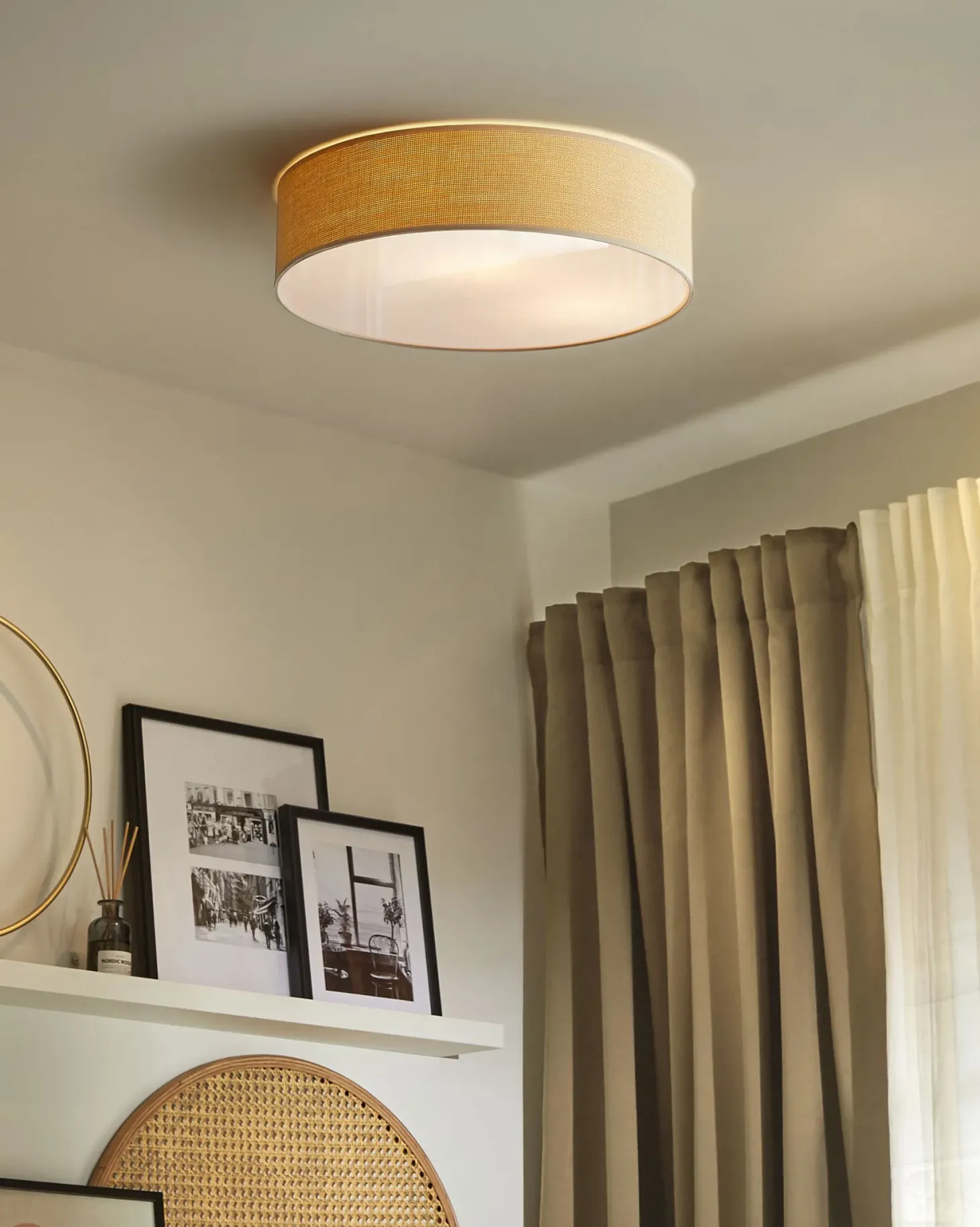 Lampa sufitowa MAGNO Naturalny