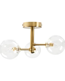 Lampa sufitowa MARICAO Szkło Mosiężny