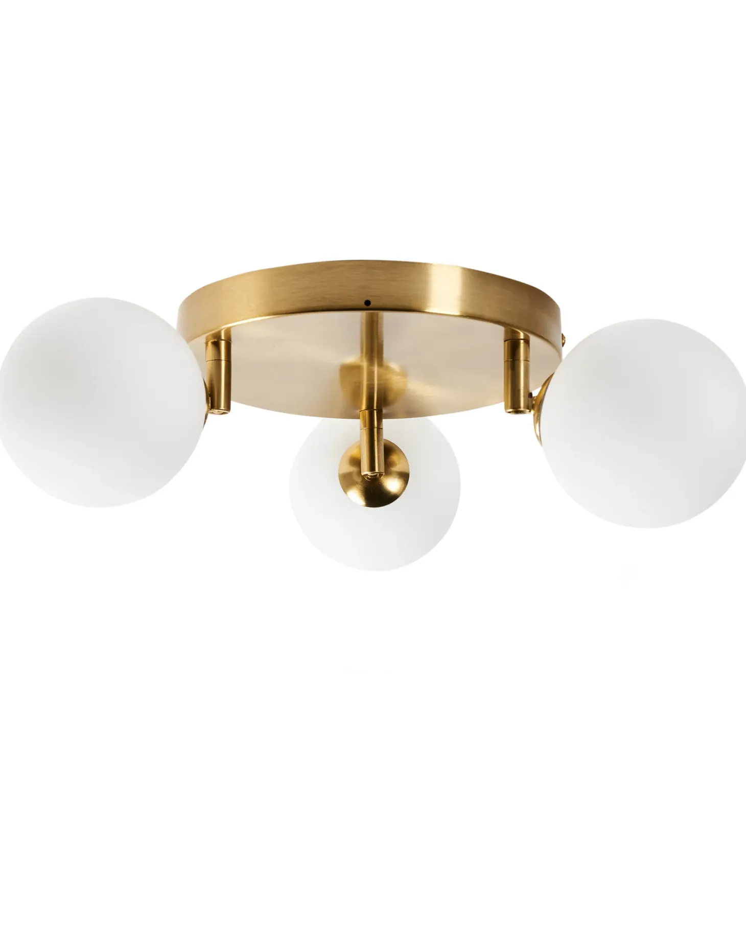 Lampa sufitowa MAVILLA Szkło Mosiężny
