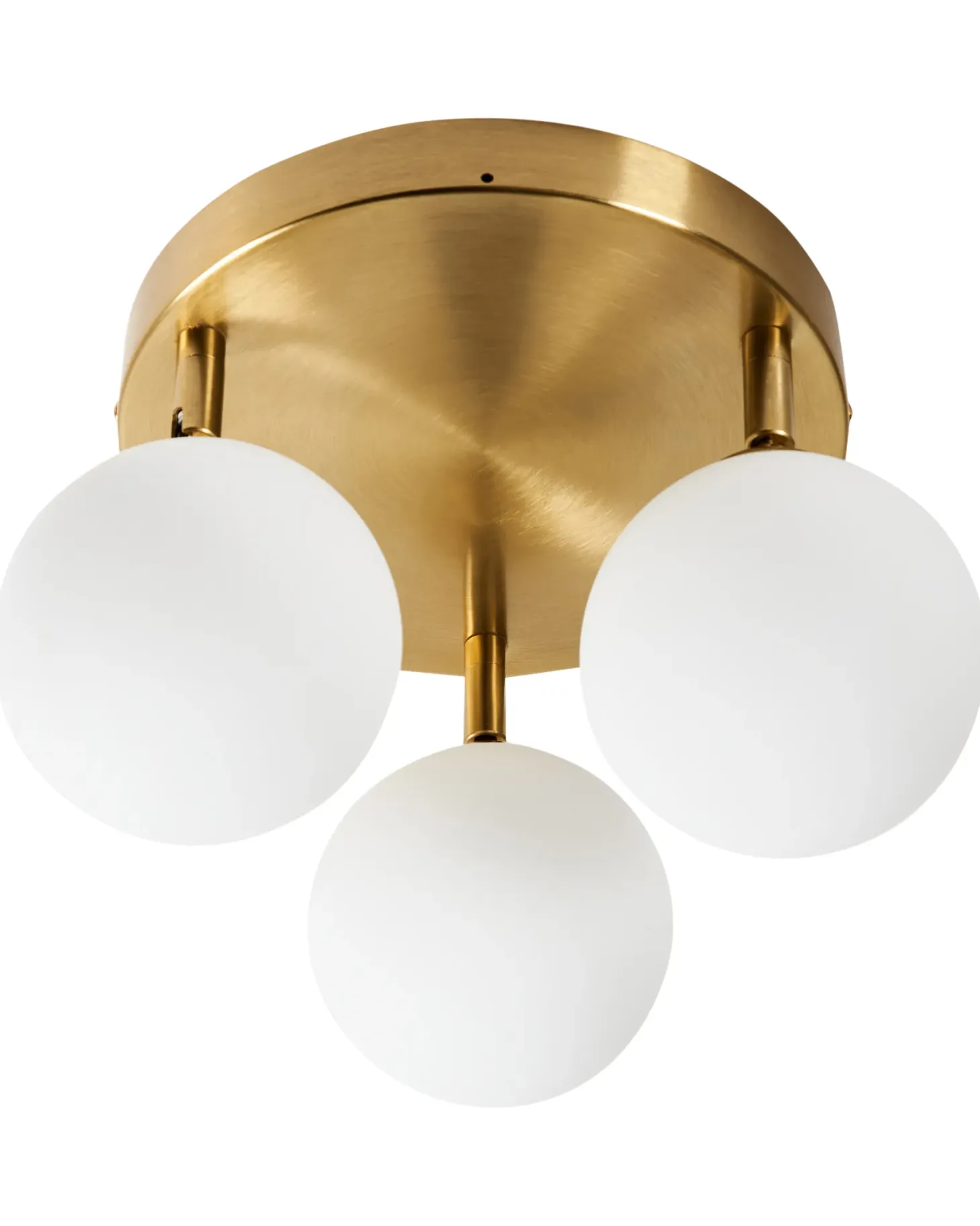 Lampa sufitowa MAVILLA Szkło Mosiężny