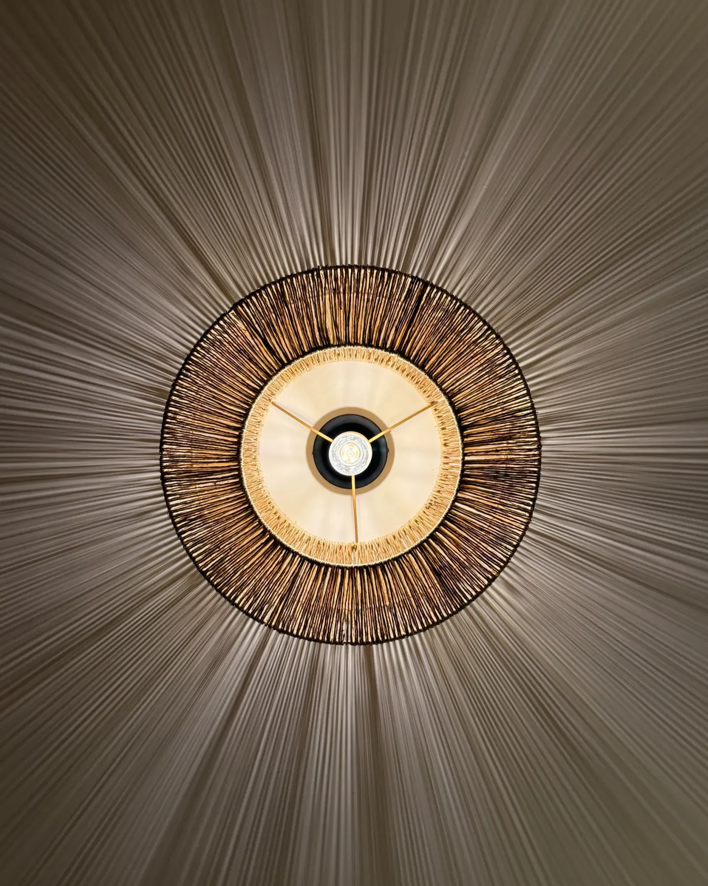 Lampa sufitowa SEWA Juta Naturalny