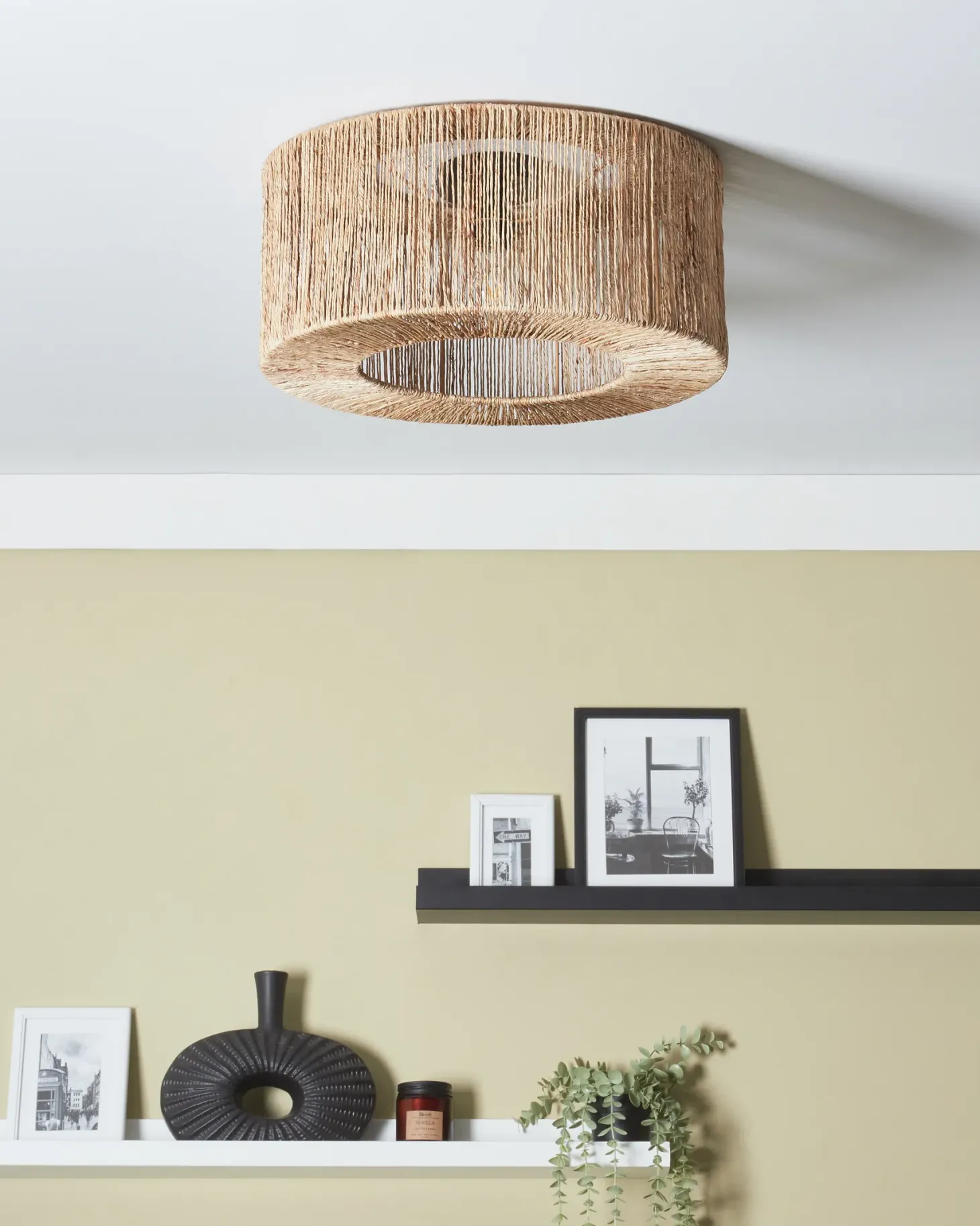 Lampa sufitowa SEWA Juta Naturalny