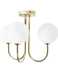 Lampa sufitowa SHIRE Szkło Biały