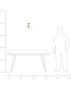 Lampa sufitowa SIEPRE Szkło Przezroczysty
