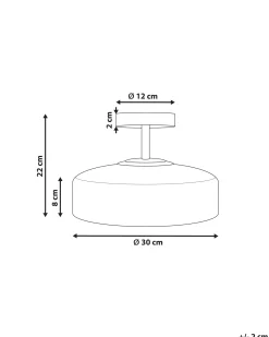 Lampa sufitowa SIEPRE Szkło Przezroczysty