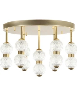 Lampa sufitowa YOWAKA Metal Złoty
