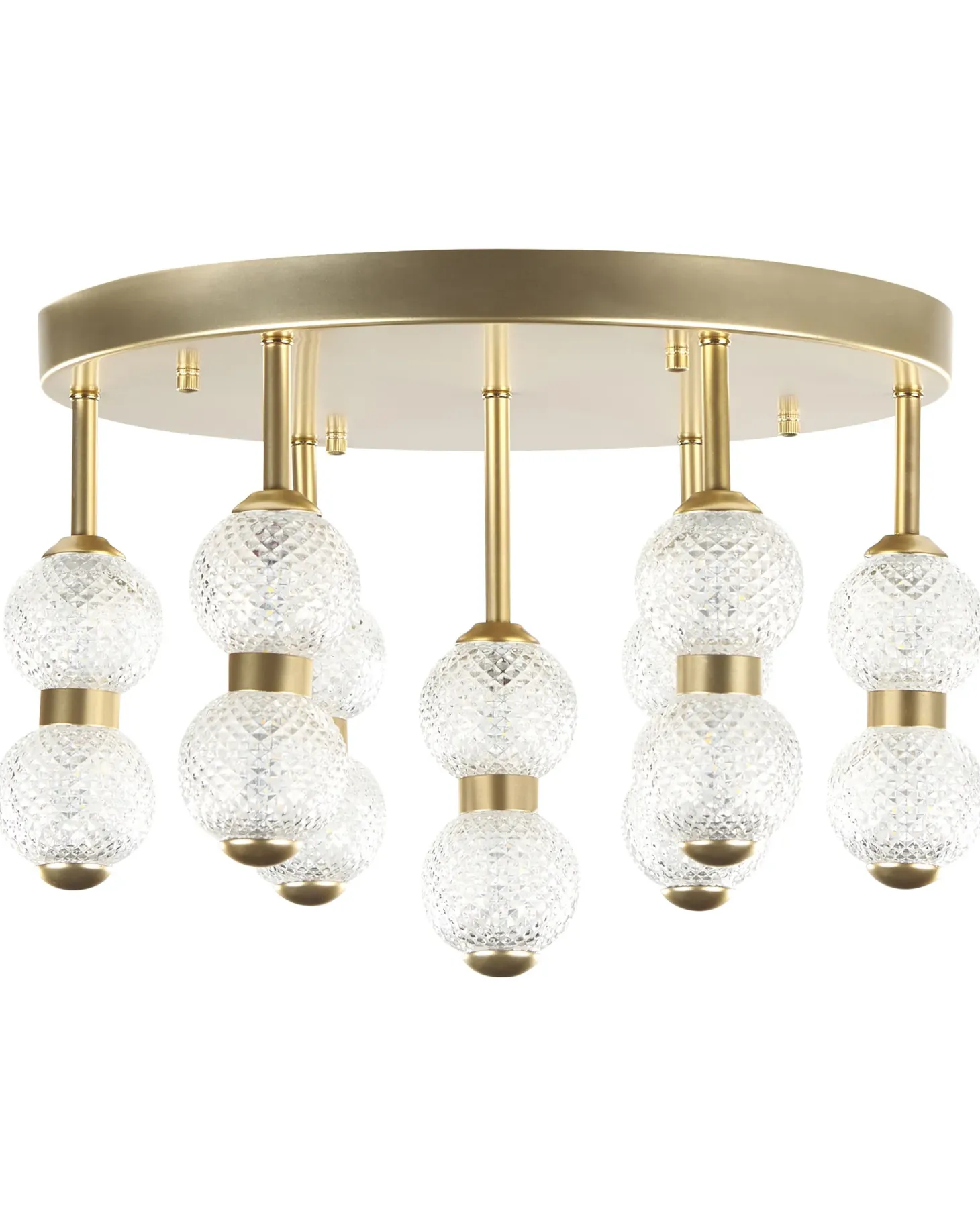 Lampa sufitowa YOWAKA Metal Złoty