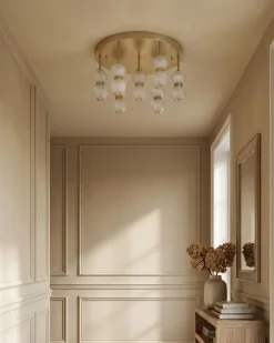 Lampa sufitowa YOWAKA Metal Złoty