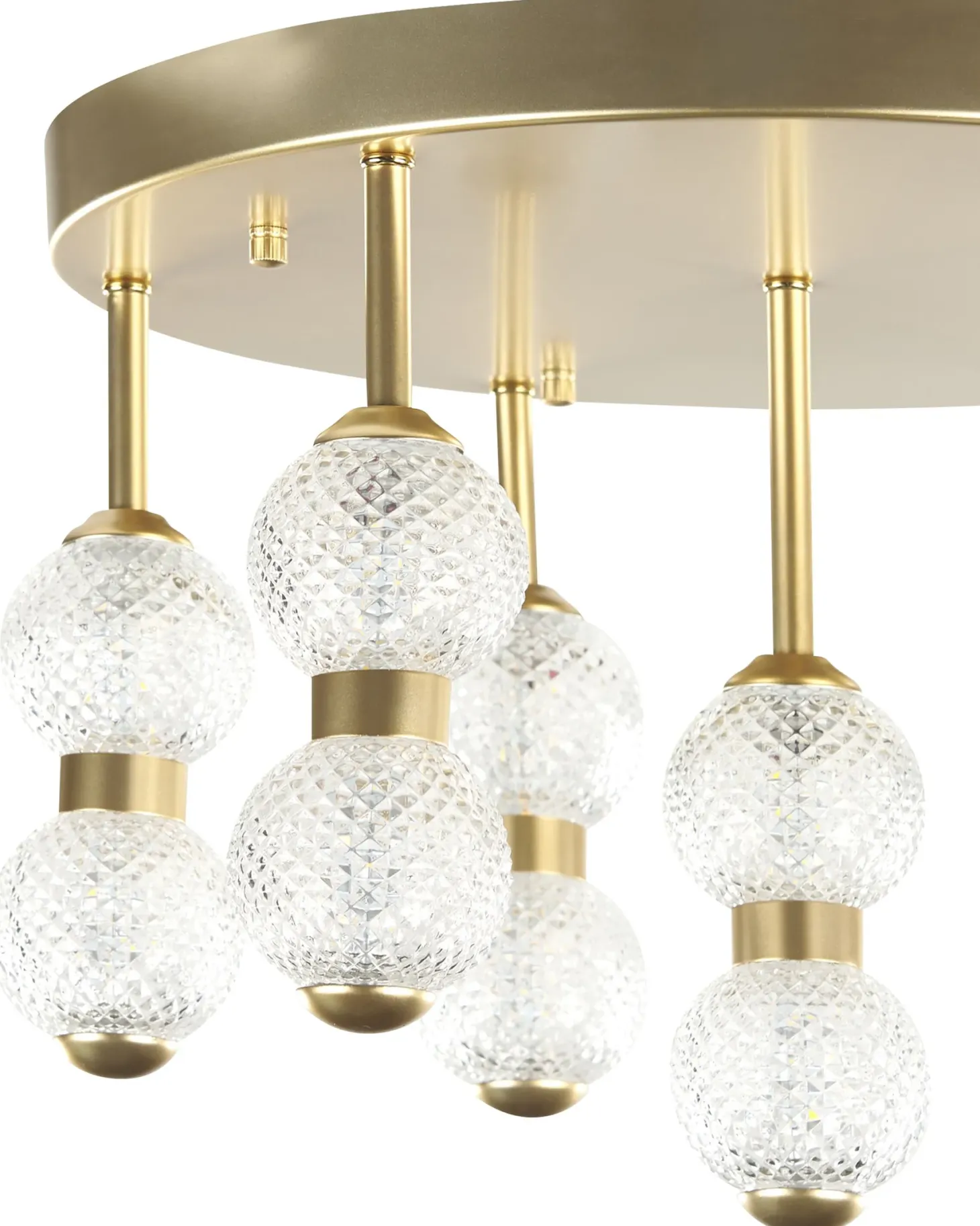 Lampa sufitowa YOWAKA Metal Złoty