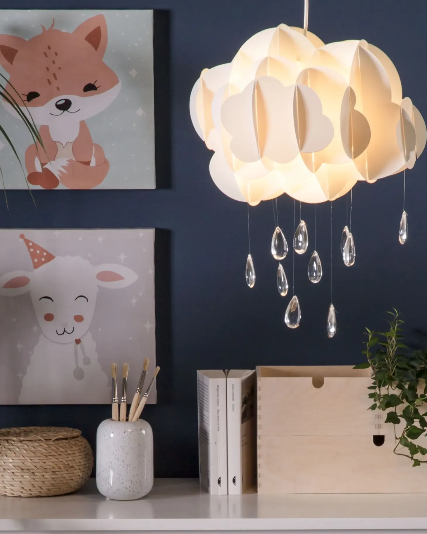 Lampa wisząca AILENNE Biały