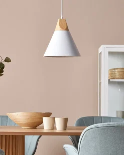 New Lampa wisząca ALBANO Metal Biały Wszystkie Lampy|Lampy Wiszące