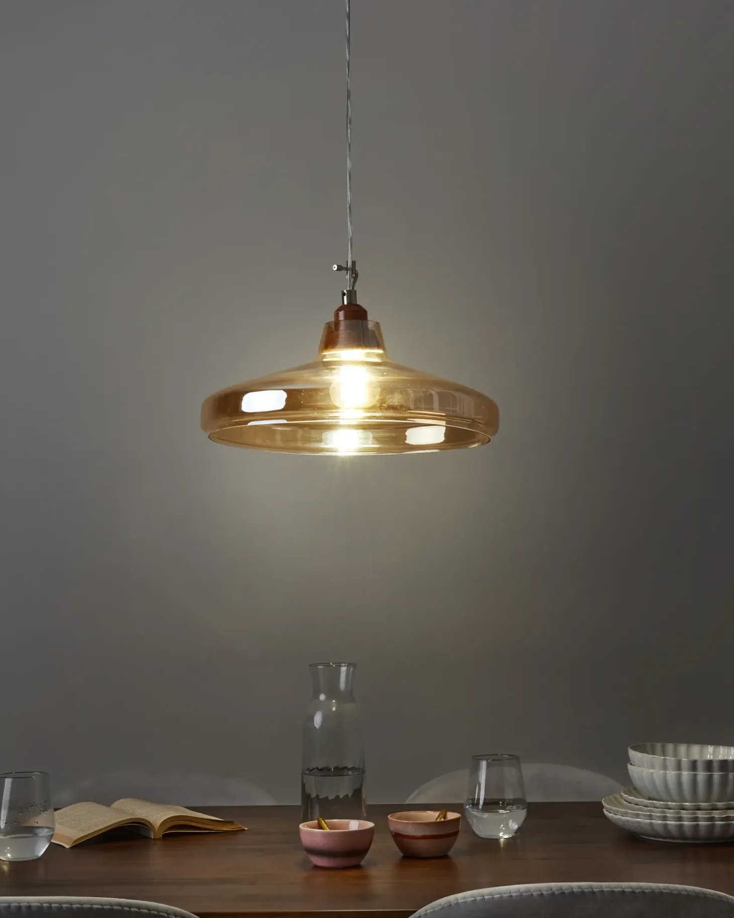 Outlet Lampa wisząca ALIKOS Szkło Złoty Wszystkie Lampy|Lampy Wiszące