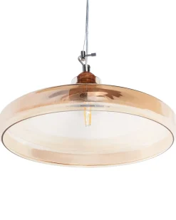 Outlet Lampa wisząca ALIKOS Szkło Złoty Wszystkie Lampy|Lampy Wiszące